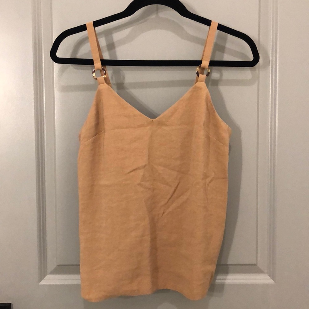 Topshop Beige Tank Top Size 4